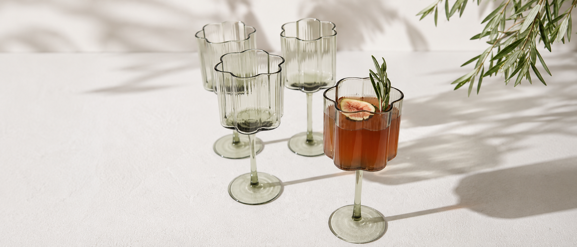 Cocktail glassware collection