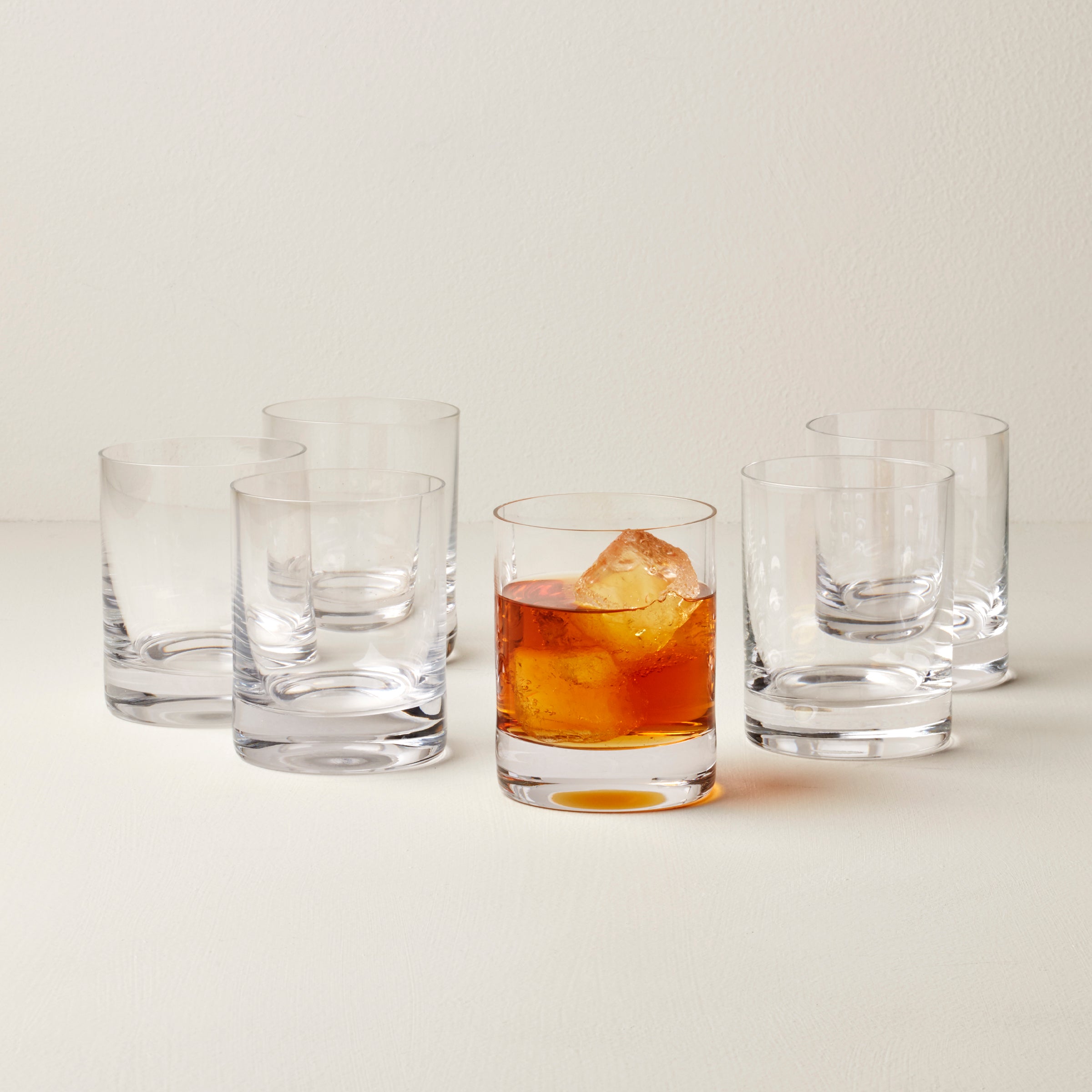 Cylinder Double Old Fashioned Glasses, Set of 6 - Image 2