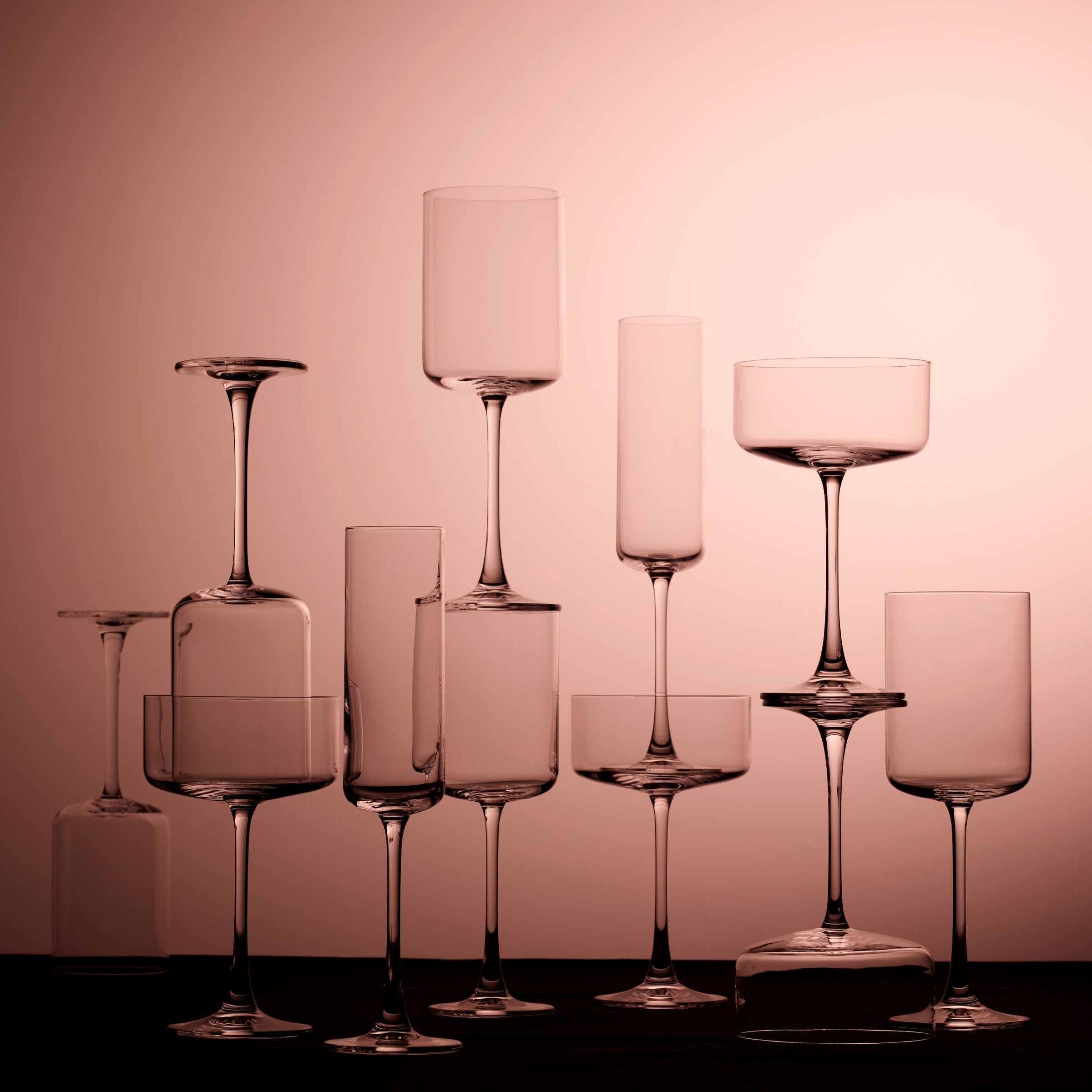 Straight-Edge Coupe Glasses, Set of 6 - Image 3