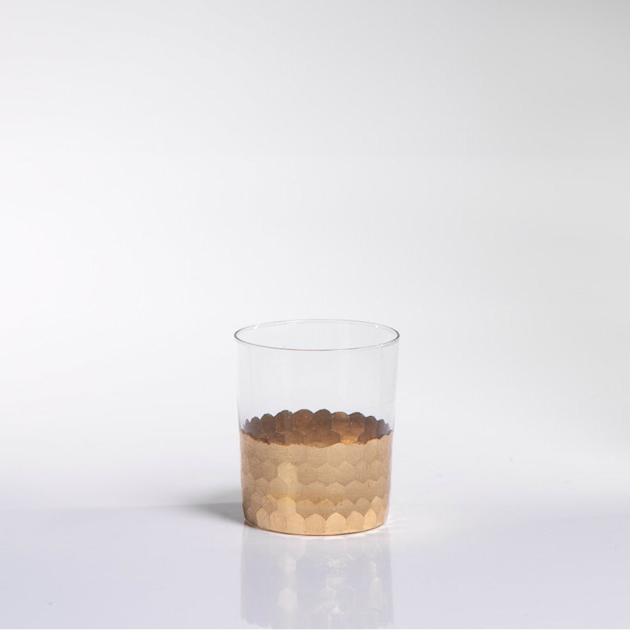 Gold Leaf Pattern Highball Glasses Set of 6 - Image 3