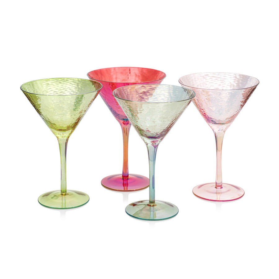 Hammered Martini Glass Set of 4 - Image 2