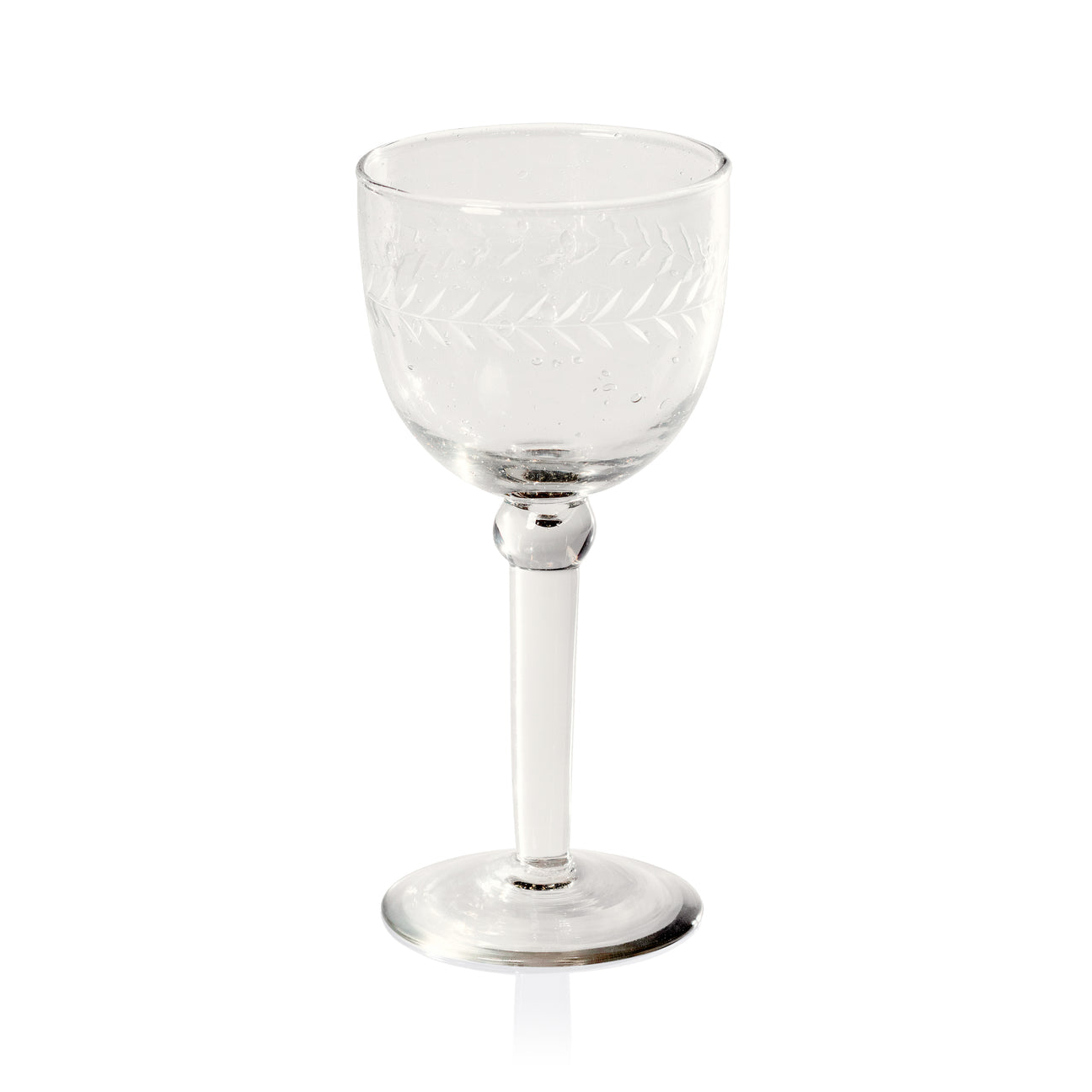 Handmade Etched Wine Goblet - Image 3