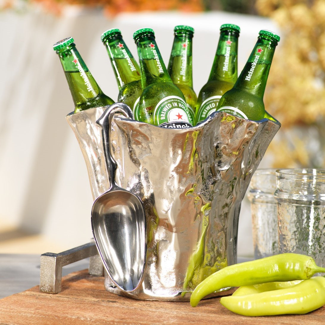 Polished Aluminum Ice Buckets - Image 2